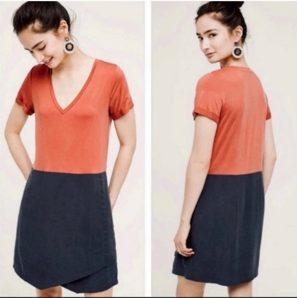 Dolan Left Coast | Anthropologie Colorblock Dress - Picture 1 of 8